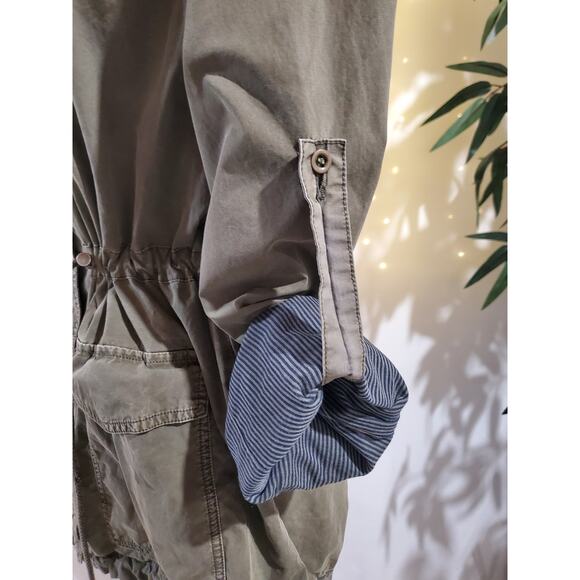 Levis Lightweight Legacy Cotton Fishtail Anorak Jacket Womens Size S Utility - Picture 8 of 16